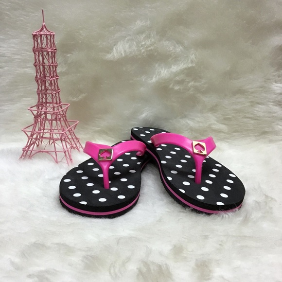 kate spade Shoes - Kate Spade Polkadot Flip Flops